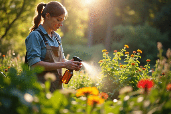 Spray anti-puces maison pour jardin : recette naturelle et efficace