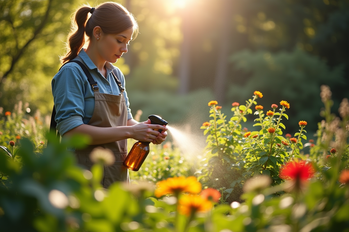 Spray anti-puces maison pour jardin : recette naturelle et efficace