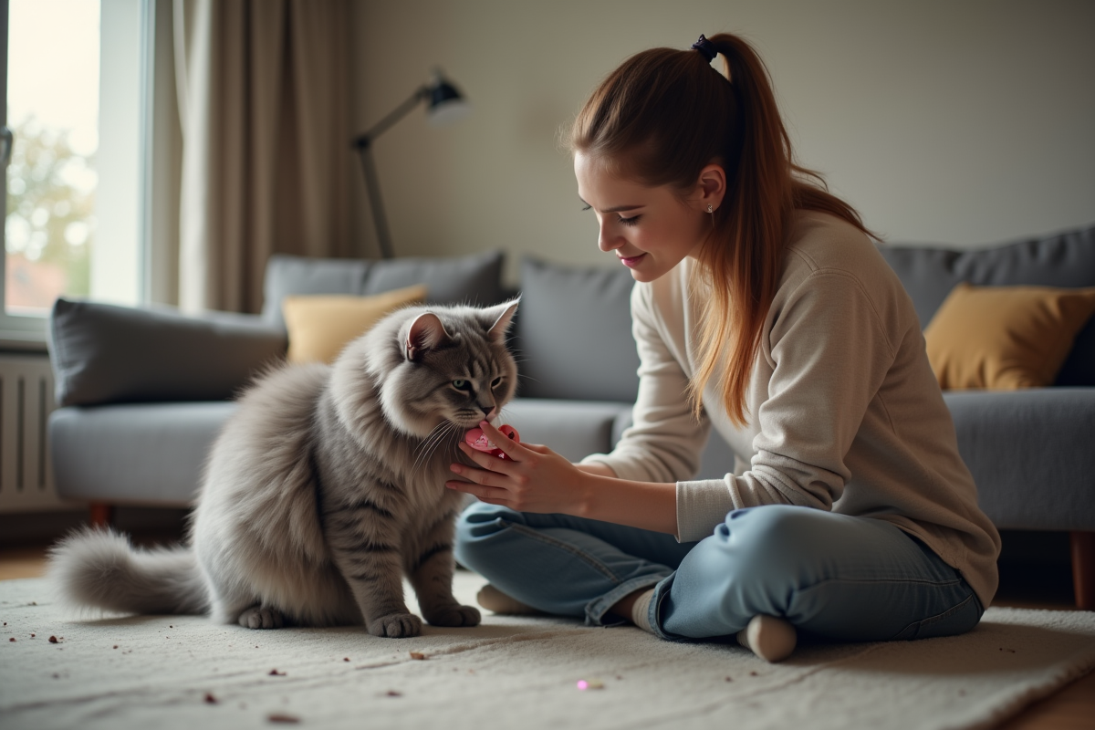 chat calme