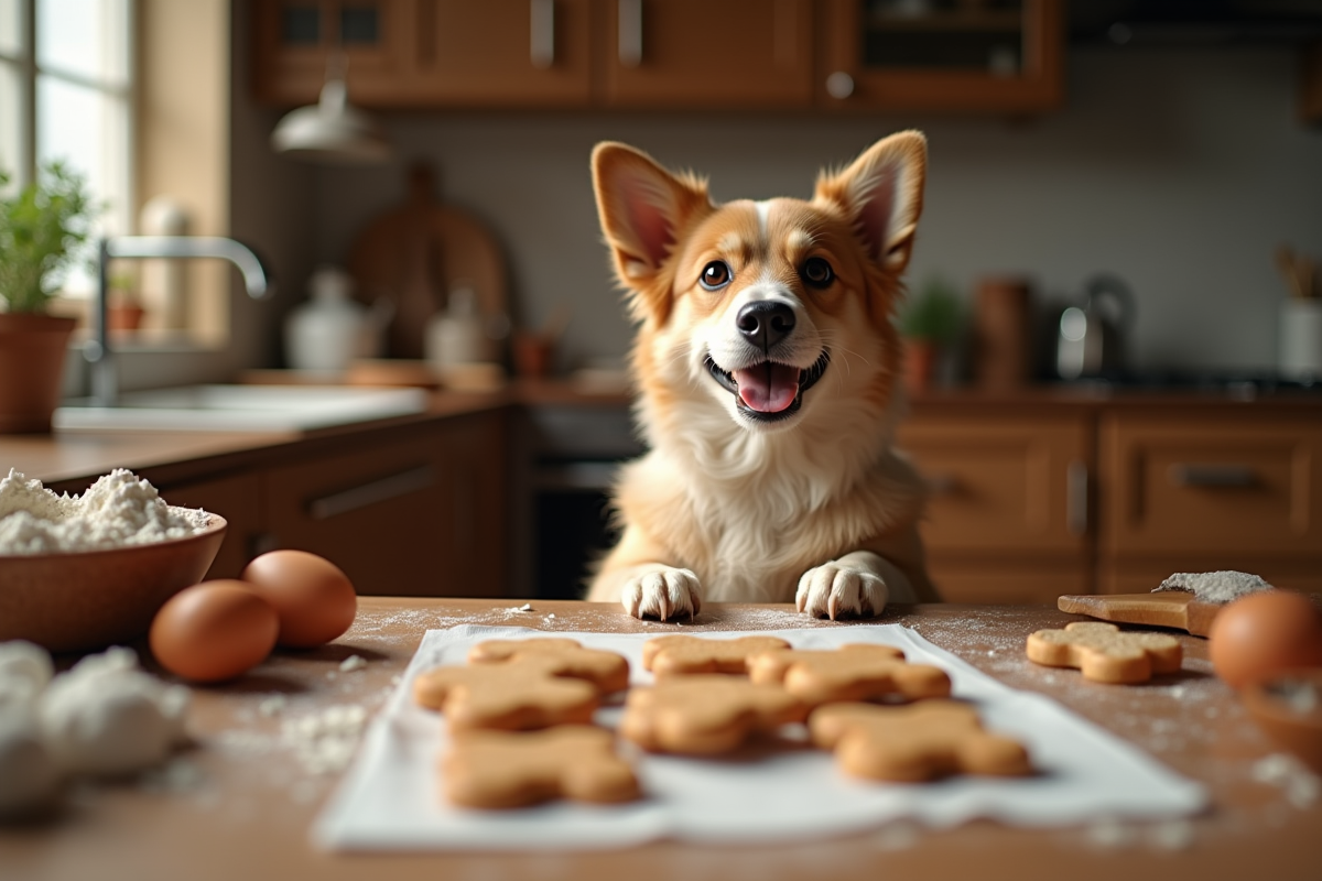 Recette de biscuits pour chien : secrets de fabrication artisanale