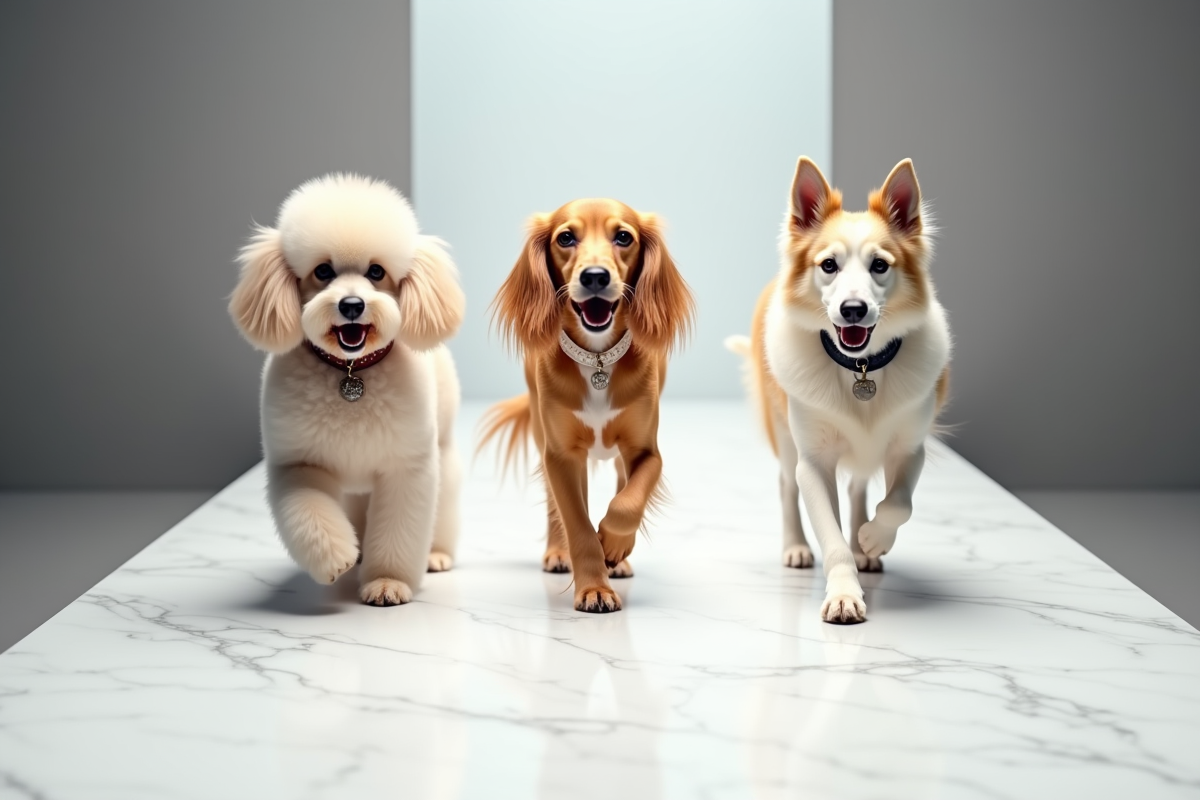 chien élégant