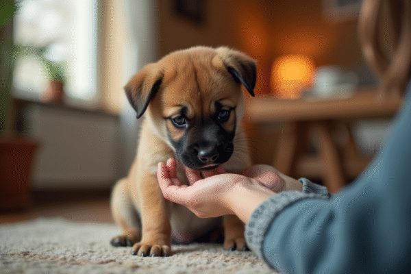 Chiot de 2 mois : pourquoi il vous mord ? Comment réagir ?