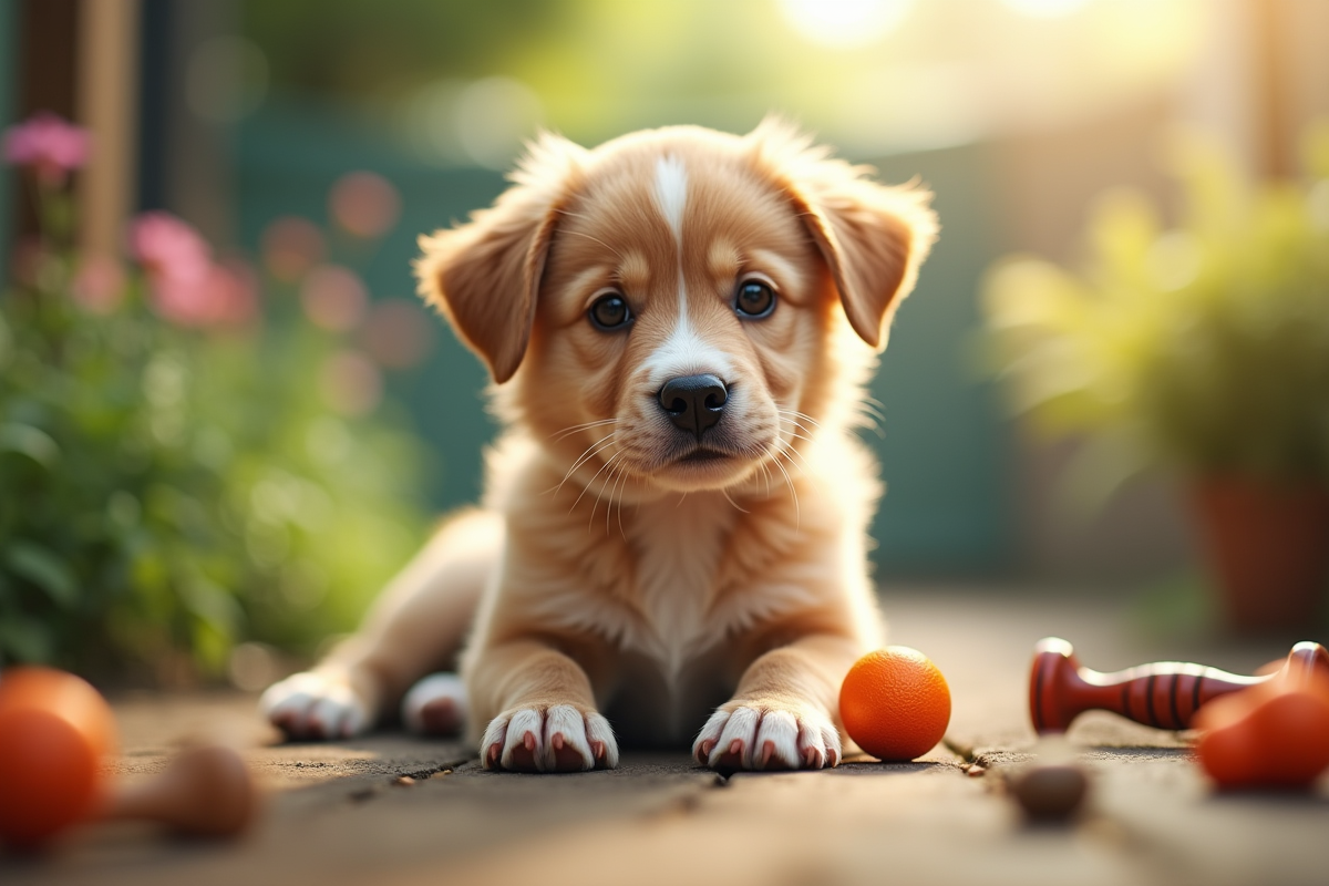 chiot mordant