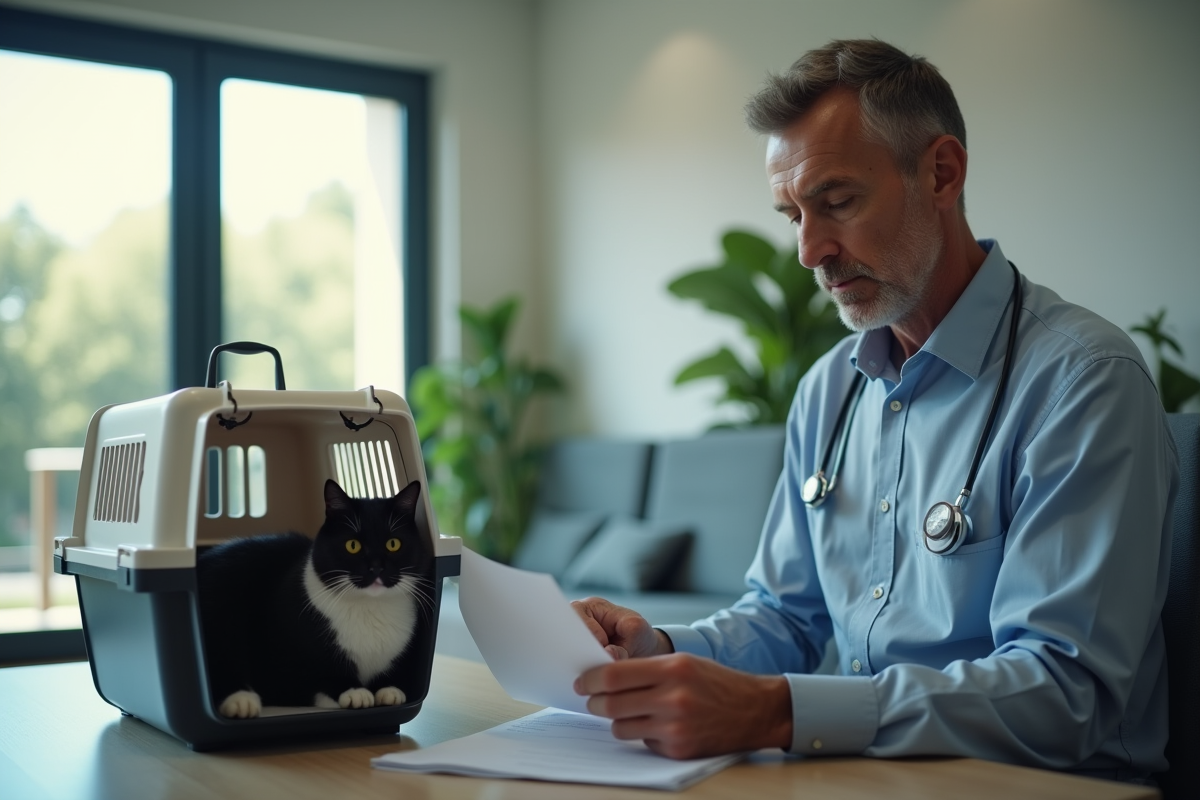 Homme moyen age remplissant un formulaire d